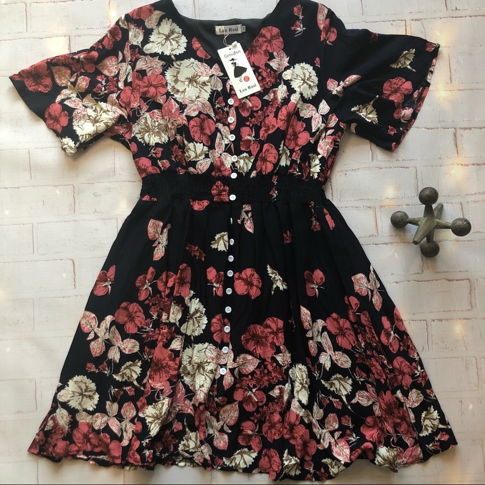 Leo Rosi Floral Dress